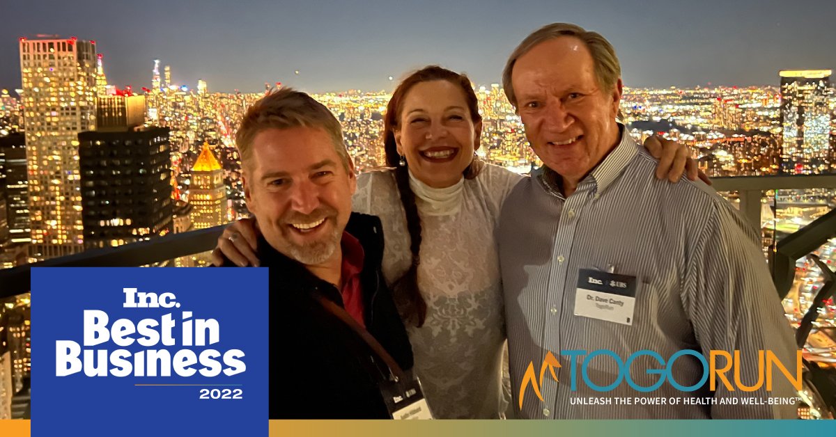 TogoRun's tweet photo. Proud to be celebrating #TogoRun @Inc 2022 #BestinBusiness Award for our purpose-driven marketing practices with amazing private companies like @patagonia and Chief in #NYC. #woof #TypicallyTogo #womenownedbusiness https://t.co/tPrYTgXybO