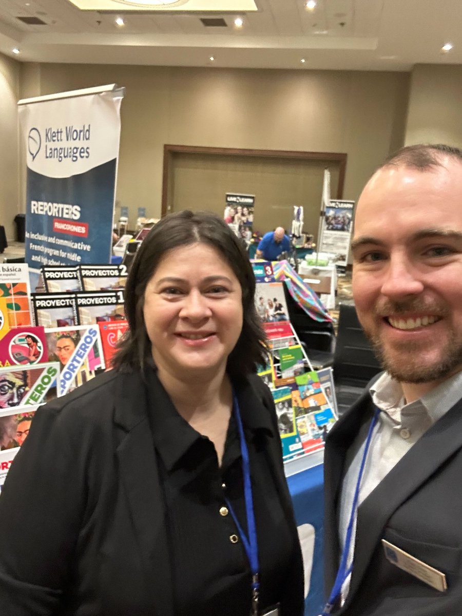 KlettWL's tweet image. What a fantastic first day we had at the @CCFLT 2023 conference. Thank you so much to all educators that visited our booth! Please join us tomorrow  at 10 am for coffee and cookies at our booth!

#ccflt23

#Spanish #spanishteachers #Geman #germanteachers #French #frenchteachers