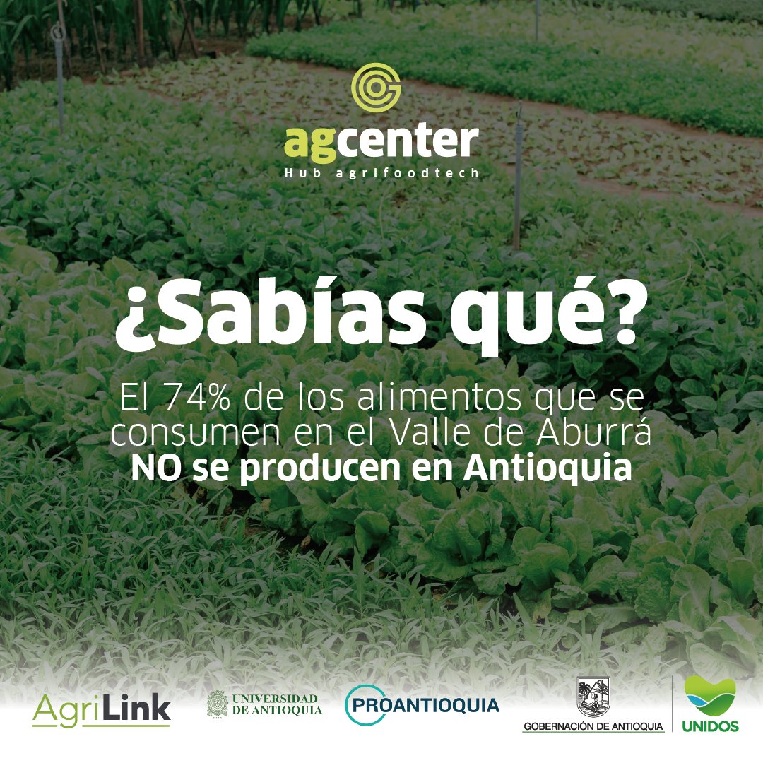 Agcenterco's tweet photo. La falta de soberanía alimentaria, es un indicio de falta de productividad y competitividad de una región, al no ser capaz de autoabastecerse de alimento.
Conoce más de nuestra propuesta y sobre cómo puede aportar a la solución en https://t.co/F1tzpFA4IZ

#agcenter #AgriFoodTech https://t.co/0rd6TM33bB