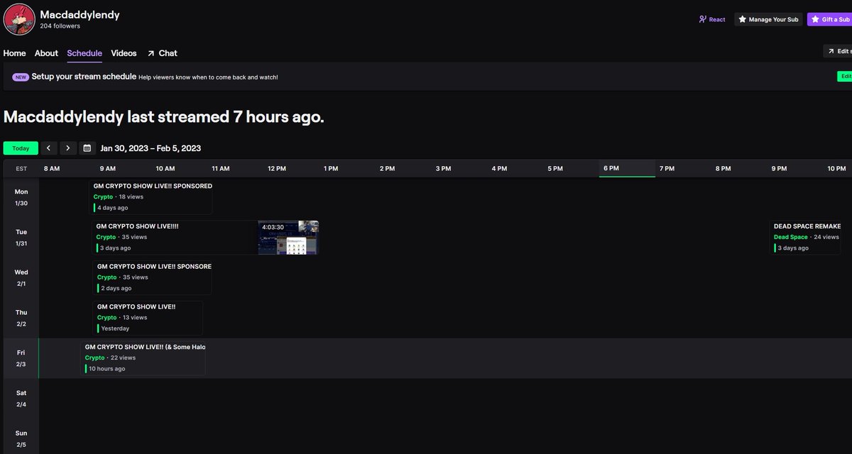 macdaddy_lendy's tweet photo. 5 Days in a Row Live on https://t.co/LuhUGKKqPZ Running the GM Crypto Show on Spaces & Twitch! Been Such a Great Turnout Thank you for the Support! ππ#GmCryptoShow #LivePodcast #SpacesHost #Cryptocurrency #NFTs #News #Opinions #Mining #Community #Streamer #Trader #Multichainers https://t.co/4XwnCD1qxf