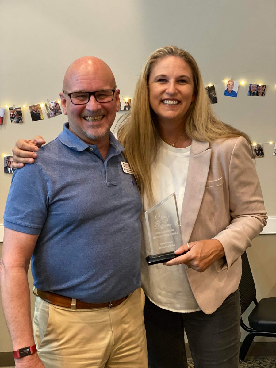 The greatest honor!!! Got named the 2023 mentor of the year. I absolutely love the work this organization does and so proud to be a part of the mission! Thank you <a href="/FoundationLCPS/">Foundation LCPS</a> ❤️