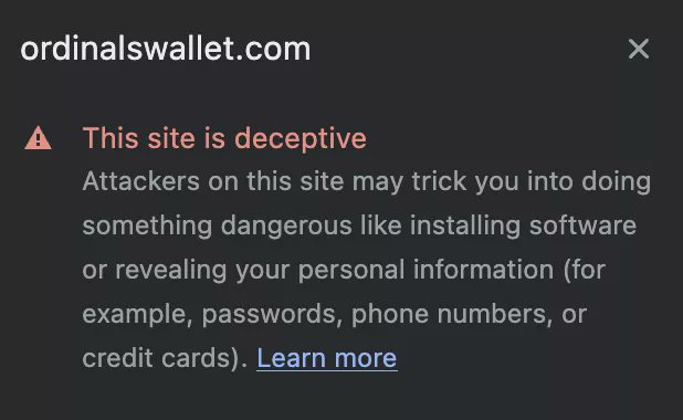 Ordinals Wallet tweet media