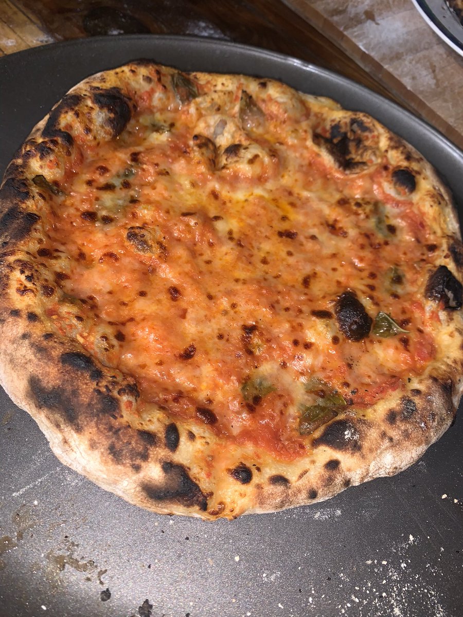 Ryan_Daigler's tweet photo. I think Iβm getting the hang of this π π
70% hydration makes a beautiful crust #PizzaNight
#NeapolitanStyle https://t.co/j16thx5Wmz