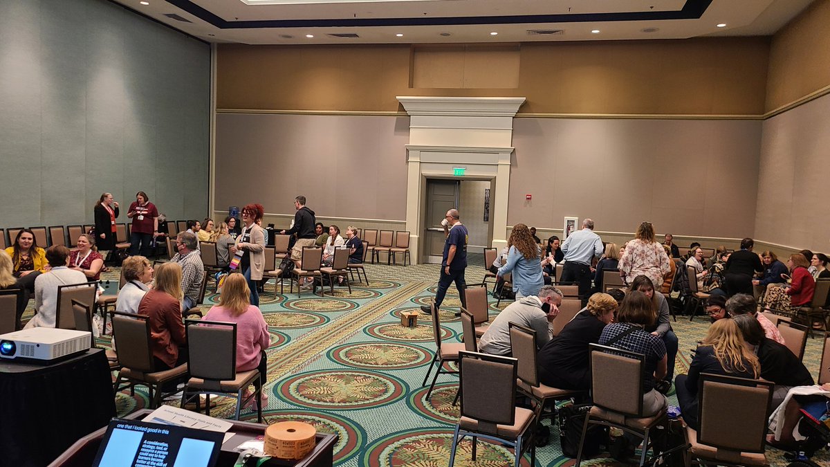 JoeBenamati's tweet photo. The world largest game of "Cards Against Exclusivity" going on NOW at #ATIA23 #ATIAcon https://t.co/TcFFNsmFby