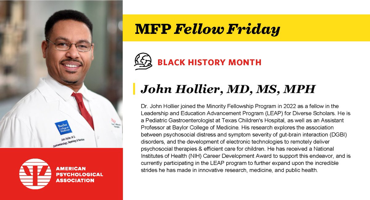 APA Minority Fellowship Program tweet media