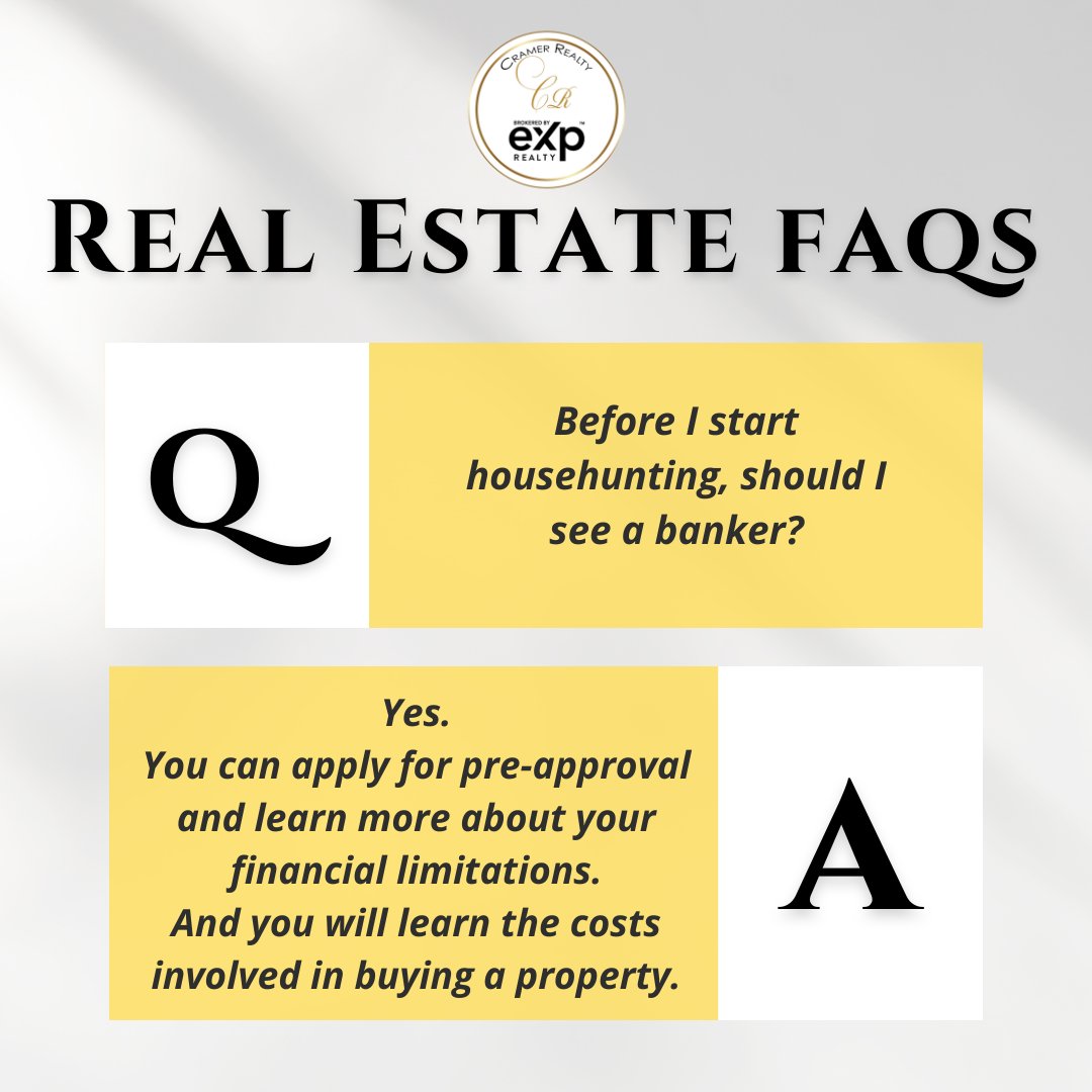 Renee_Cramer_'s tweet photo. ๐๐๐๐๐๐๐ ๐๐๐๐ ๐๐๐๐๐๐ ๐
๐๐!
Yes, it is beneficial to see a banker or mortgage lender before house hunting. Contact me today, and I will recommend a great lender that will help you.
#ReneeCramer #CramerRealty #RealtorReneeCramer #GeorgiaHomes #GeorgiaRealEstate https://t.co/VQPsngFIl9