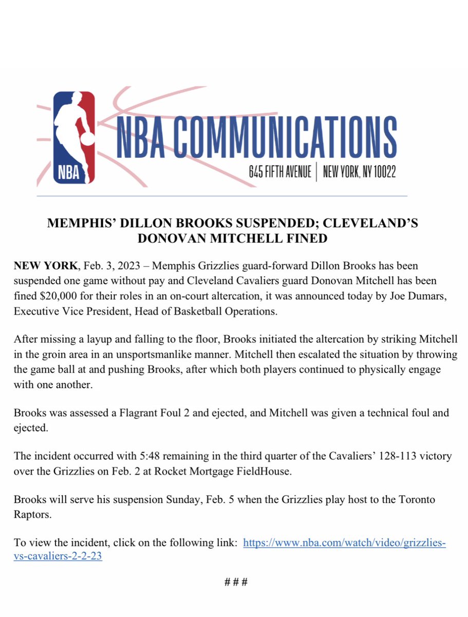 NBA Communications tweet media