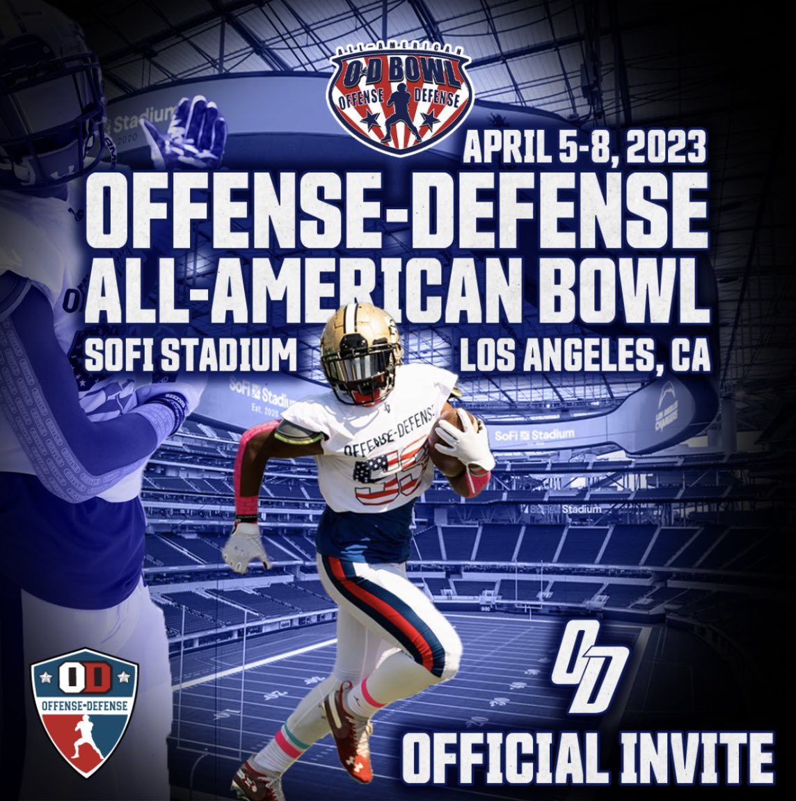 Blessed to receive an invite to the Offense-Defense All American Bowl! <a href="/ODFootballCamps/">Offense-Defense Football</a> <a href="/BeneBengalsFB/">Benedictine Bengals Football</a>