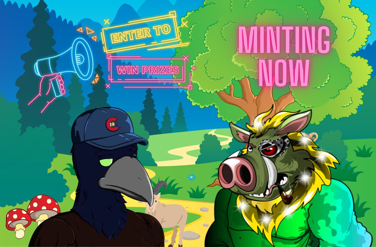 TheBadBillyGoat's tweet photo. 🦅 We are excited to announce a collaboration with Murder Birdz 🐐 Minting now @EbisusBay
 
🎁Join our #CRO nft GIVEAWAY🍀
1x Murder Birdz nft
1x #Crossbreed nft

To enter:
1️⃣Follow @CrossbreedsNFT &amp; @MurderBirdz
2️⃣❤️ &amp; 🔄
3️⃣Tag 1+ friend
4️⃣Use tags #fftb #crofam https://t.co/THgDNsrnnx