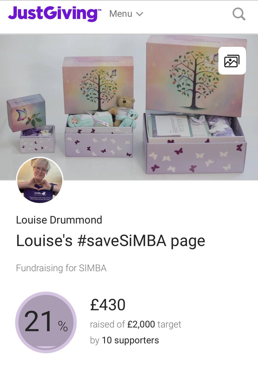 LouiseCorson1's tweet photo. Thanks to my amazing employerβs Foundation and work colleagues my fundraising has taken a nice wee boost. Still a long way to go though #saveSiMBA #SiMBA #SiMBAcharity #charity #urgentappeal #fundraising @simba_team #pleasehelp #babyloss #babylossawareness #support #donatenow 1/2 https://t.co/5sDDAHC7N9