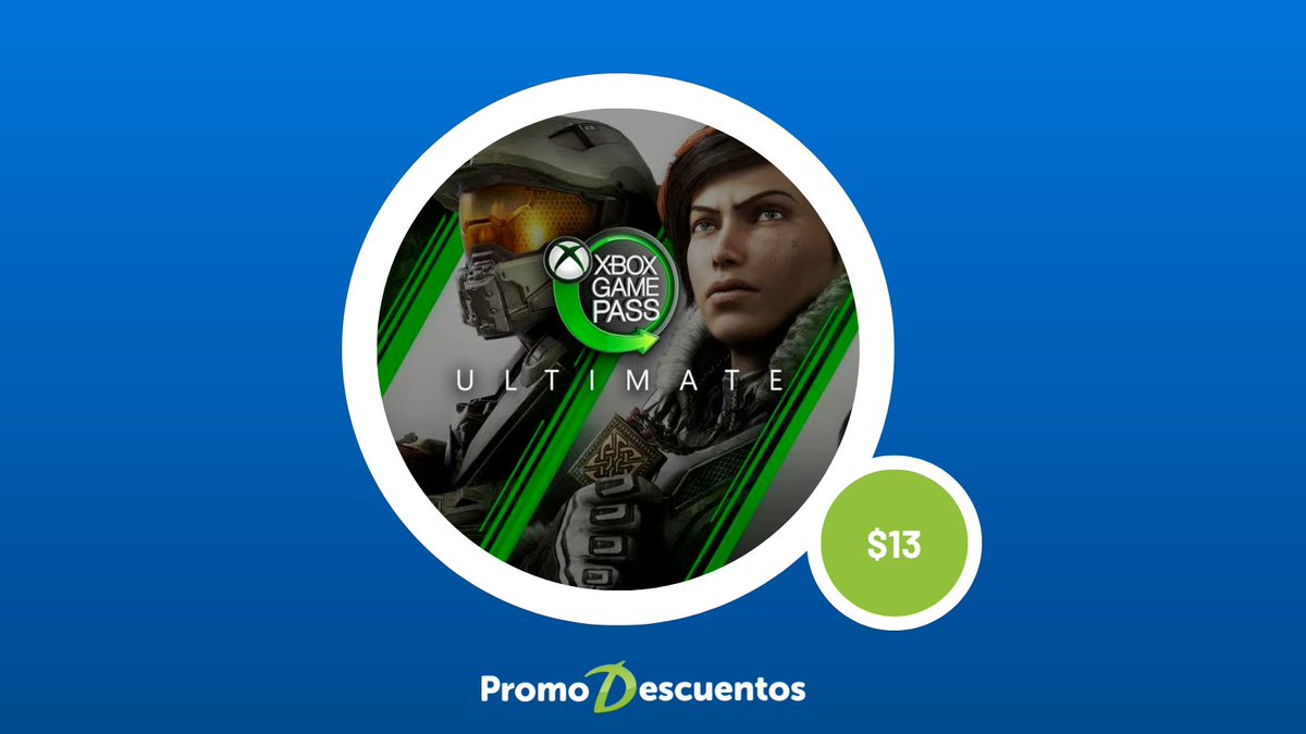 Descuentos's tweet photo. 🔥 1 Mes de Xbox Game Pass Ultimate por $13 pesos 👾

Más información👉 https://t.co/mpHj3CIlXu

#México 🇲🇽 #Descuentos #Ofertas #Promociones https://t.co/q7l2Izytvg