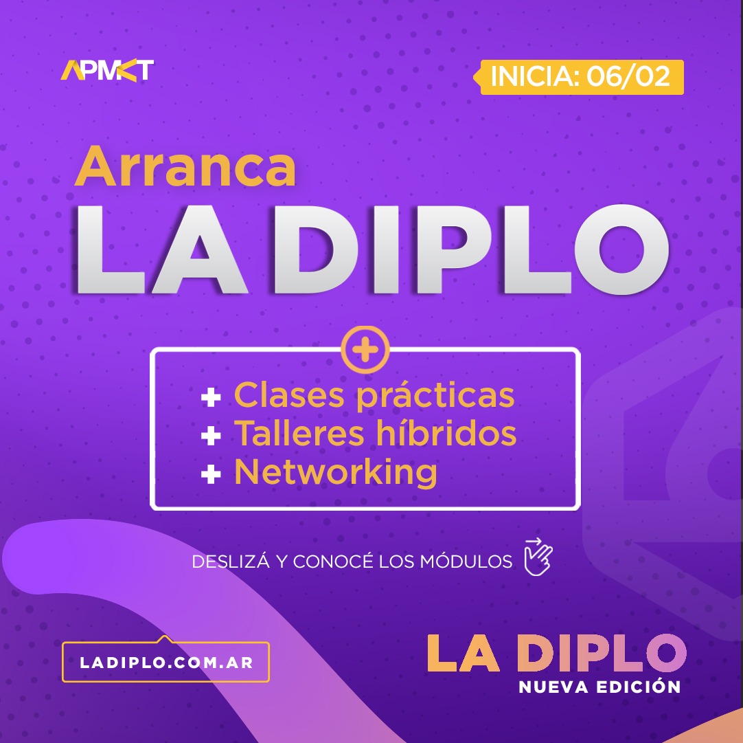 APMKTorg's tweet photo. ᴄᴜᴇɴᴛᴀ ʀᴇɢʀᴇsɪᴠᴀ 💣
¿Querés saber más sobre todo lo que vas a aprender en #LaDiplo? Te compartimos módulo por módulo

¡Quedan muy pocos cupos!

📲 Comunicate al 341 6933196
▪ + INFO en https://t.co/9RMIFGI9LO
🗓 Inicia el 6/02

#redessociales #APMKT https://t.co/pNaP9JlPjo