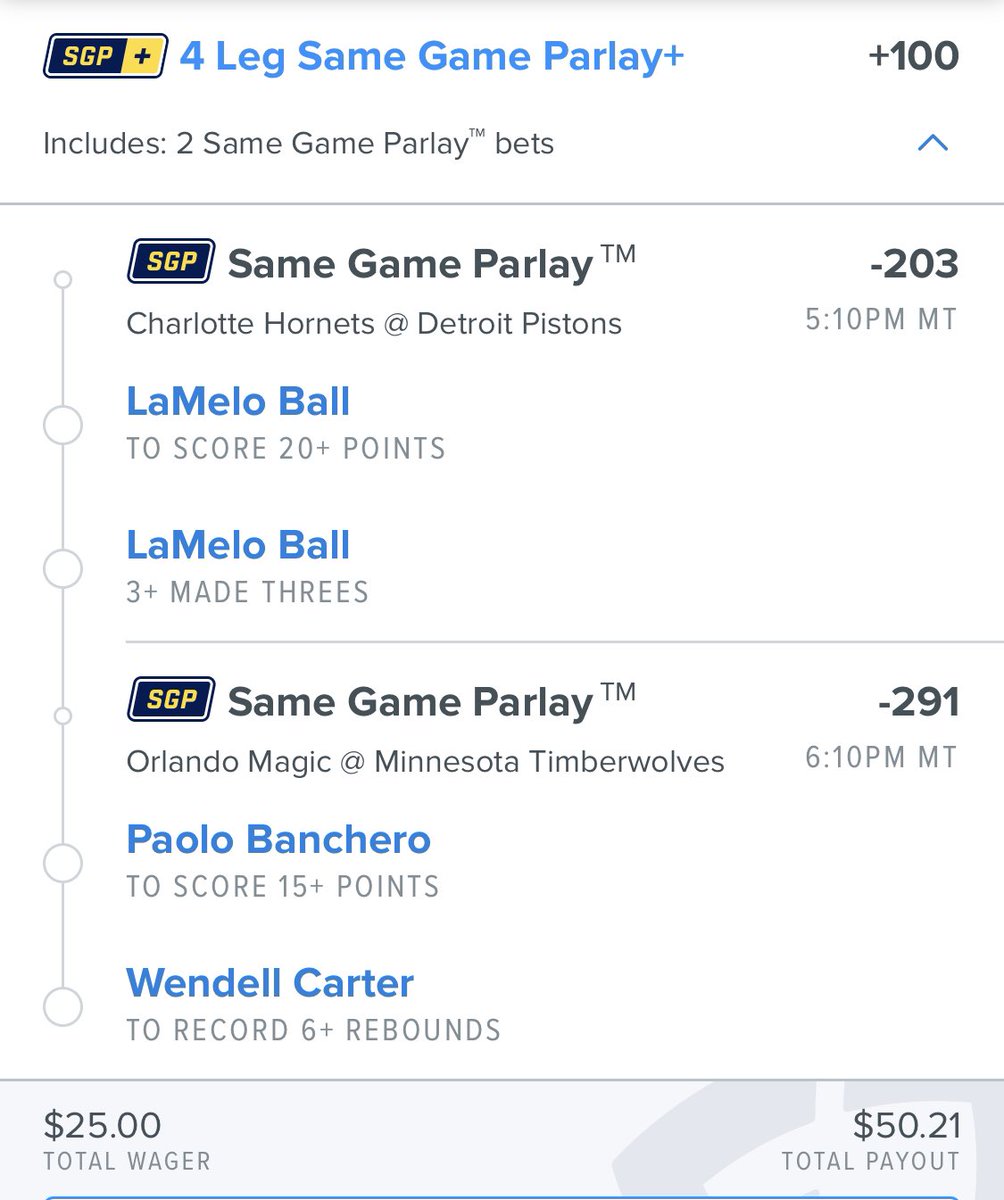SideHustleCaps's tweet photo. ❗️$25 NBA Bankroll Builder❗️

Hit Rate in last 20 games:
⁃Lamelo points 15/20
⁃Lamelo threes 16/20
⁃Banchero points 17/20
⁃Carter rebounds 16/20

BOL if tailing!🤑 #GamblingTwitter https://t.co/r1nhFvEptu