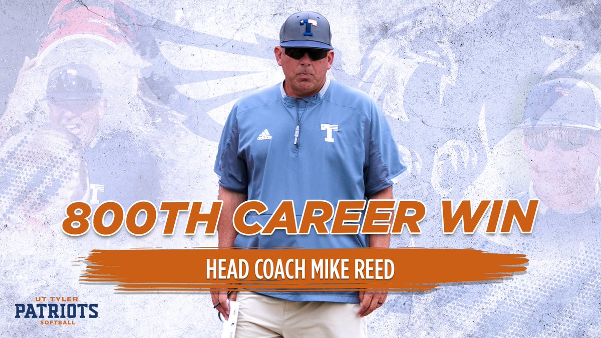 SB | With this afternoon's 4-1 season-opening win, <a href="/Patriot_sb/">Patriot Softball</a> head coach Mike Reed notched his 800th career win. 

Reed is 800-168 over the span of his 22-year career. 

Simply one of the best in the business on and off the field. 

Congratulations coach Reed!

#SWOOPSWOOP