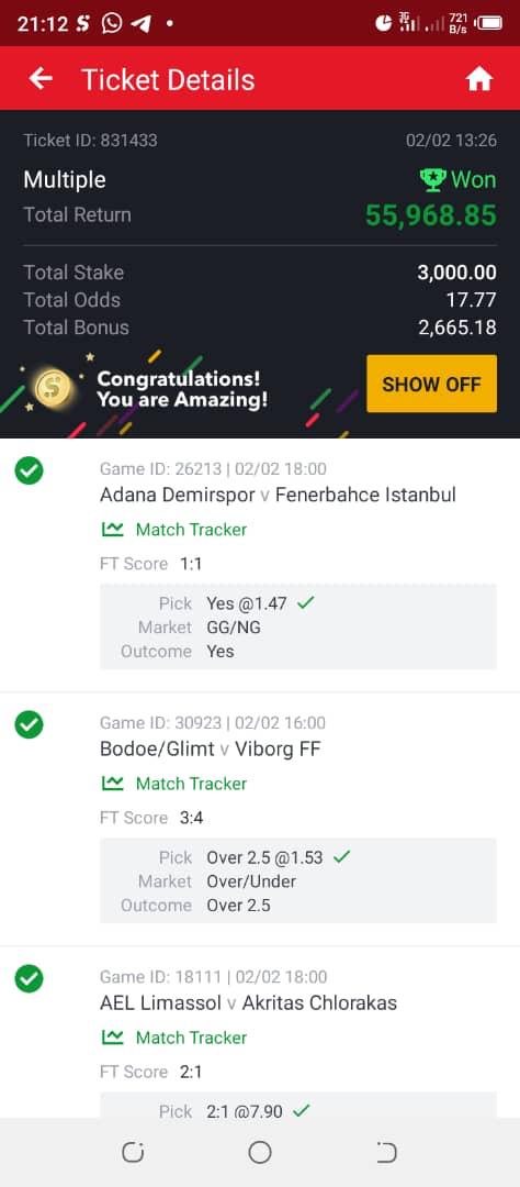 Davidfixed4's tweet image. Are you interested in football betting 
  If you interested in drop ur whatsapp numberBro the game is 💯 sure