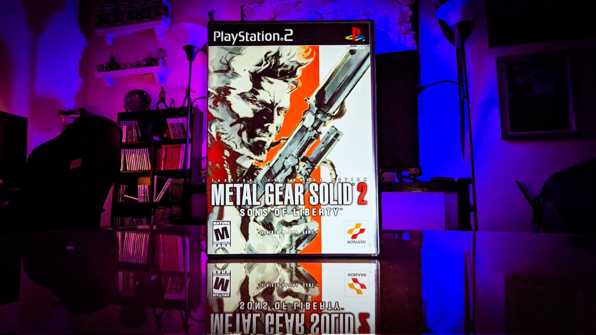 SwaptrickGaming's tweet photo. #Metalgearsolid2 is often considered ahead of its time for dealing with themes and concepts, such as post-truth politics, fake news, alternative facts, synthetic media, and echo chambers, that became culturally relevant in the 2010s. #mgs #mgs2 #ps2 https://t.co/uc0k5wbMdu