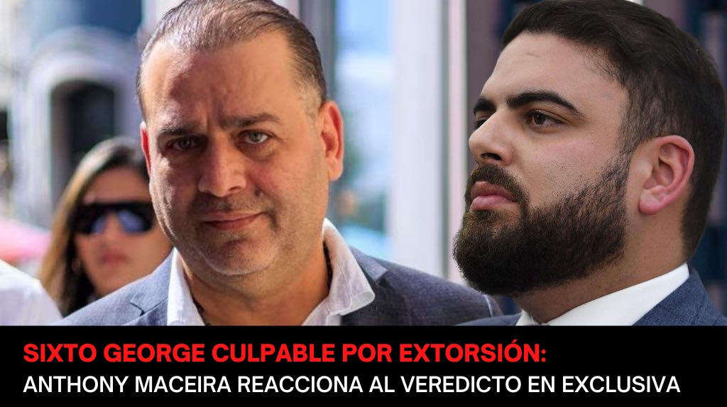 soykikecruz's tweet photo. 🔴🔴SIXTO GEORGE CULPABLE POR EXTORSIÓN: Anthony Maceira reacciona al veredicto EN EXCLUSIVA 💥
Subscríbete a mi canal de YouTube para que recibas toda mi información de primera mano. #sixtogeorge #anthonymaceira #rickyrosselló #juezbesosa ⬇️⬇️⬇️
https://t.co/PgpotkbOb0 https://t.co/Gl3c5DmhdB