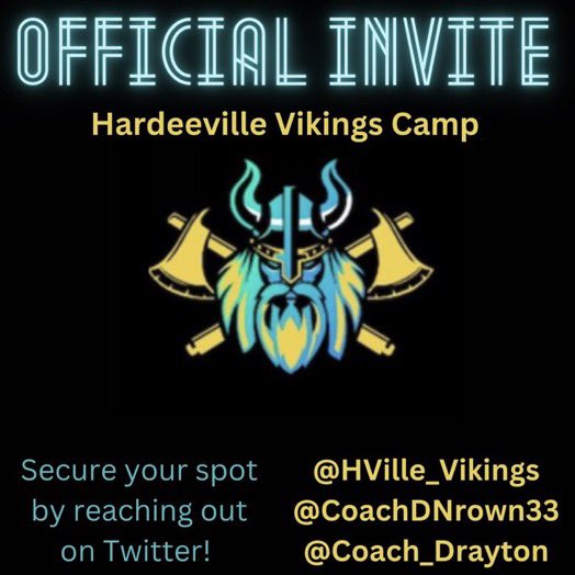 blessed to be invited🙏🏽<a href="/Recruit_GC/">Greene County Recruiting</a> @HVille_Vikings <a href="/Coach_Drayton/">Director Nate</a>