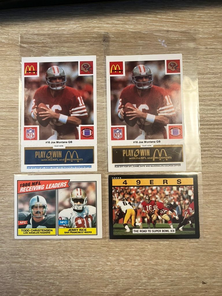 PermanentKaiser's tweet photo. @beansbcardblog 1985-87 Niners lot
$8 shipped https://t.co/xtiRXqQxpL