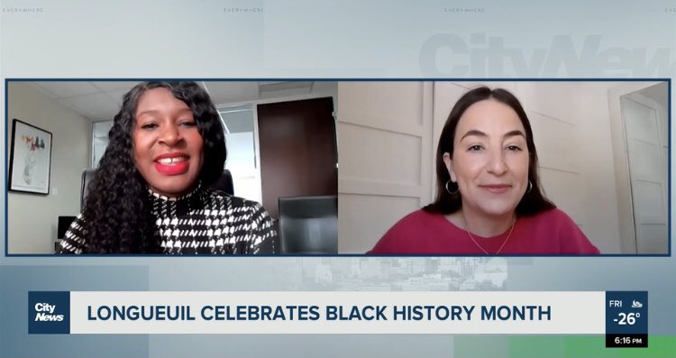 #WATCH: "That’s something that was very, very well received. It was long overdue," says <a href="/VilleLongueuil/">Ville de Longueuil</a>’s municipal councillor Affine Lwalalika who talked about the importance of Black History Month events for the community. <a href="/Tinatenneriello/">Tina Tenneriello</a> reports.

montreal.citynews.ca/video/2023/02/…