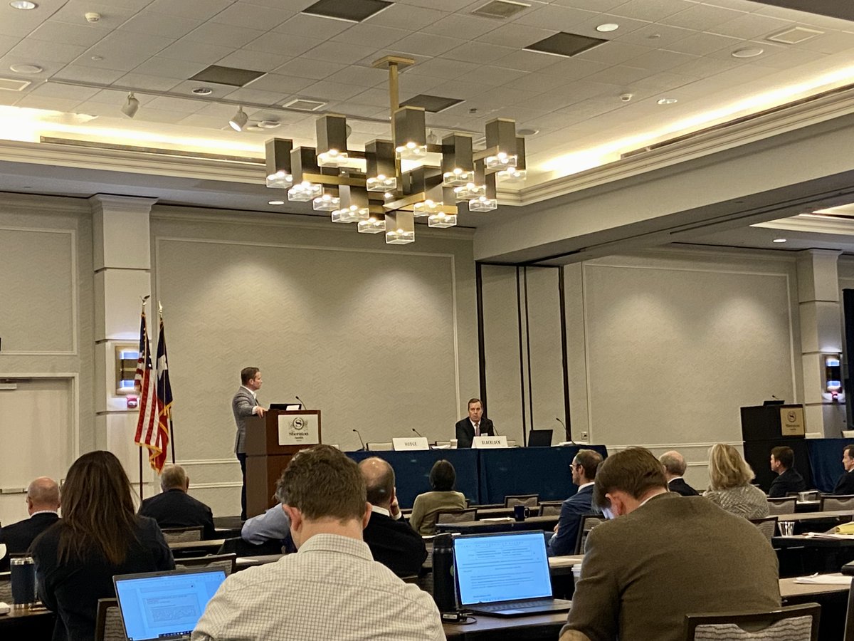 Great time today at the ALI-CLE national eminent-domain conference.  Special thank you to Justice Blacklock for a wonderful presentation.   Robert Thomas, Andy Brigham, Jack Sperber, Christian Torgrimson, Jeremy Hopkins, and Amy Weinberg - terrific job!  New Orleans here we come!