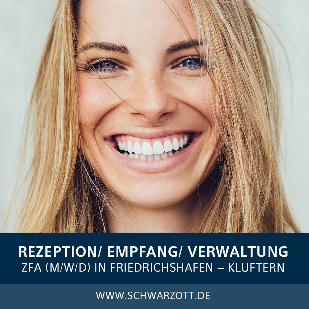 REZEPTION / EMPFANG / VERWALTUNG  (M/W/D) in Friedrichshafen-Kluftern am Bodensee gesucht. 
Unter Umständen auch für Quereinsteiger bzw. Berufswechlser*innen „mit Erfahrung am Empfang“ möglich  Jetzt bewerben schwarzott.de/karriere/rezep…  #Friedrichshafen #ZFA #Rezeption