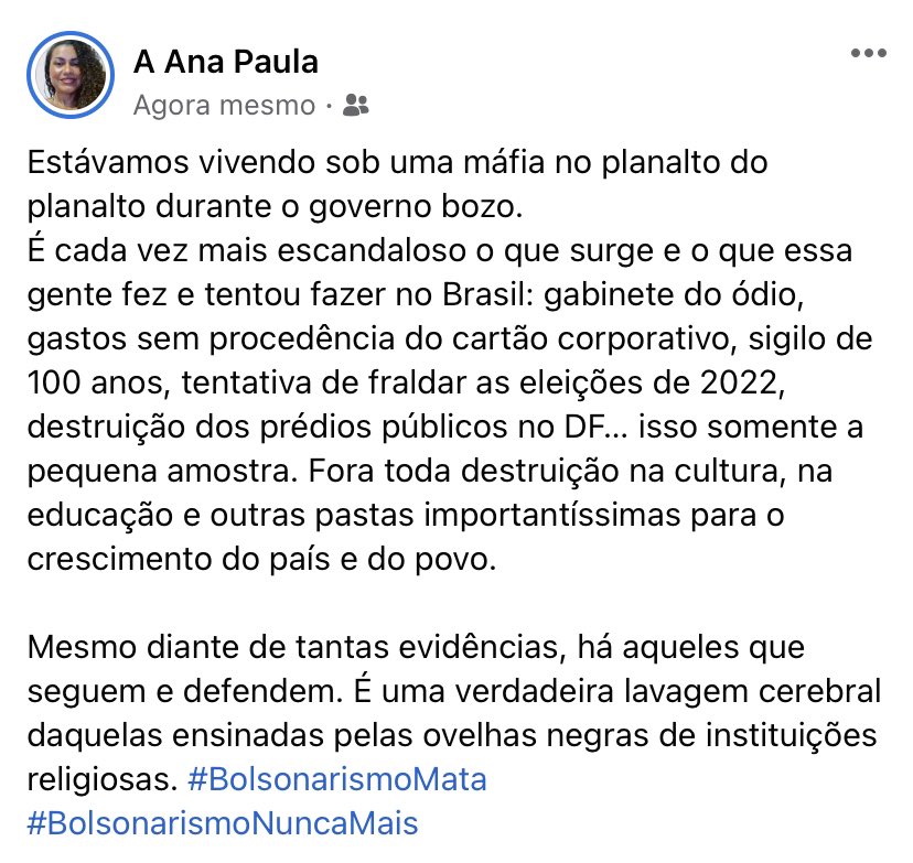 #bolsonarismoMata #BolsonaroPreso #bolsonarismoNuncaMais