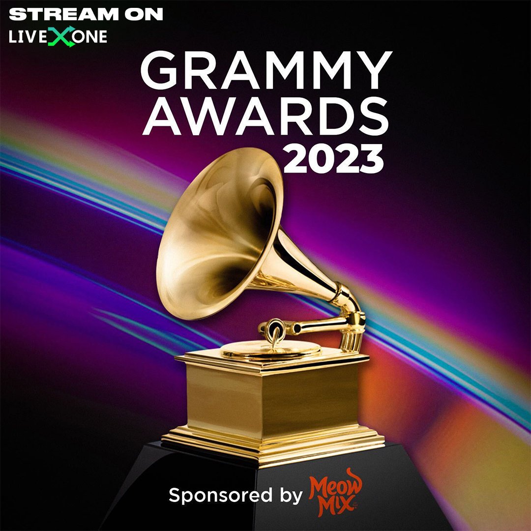 liveone's tweet image. Get ready for the #GRAMMYs with songs from this year's nominees 🏆 Plus @meowmix music moments featuring your fav artists &amp;amp; their feline friends 😸

Listen here: bit.ly/GRAMMYs2023