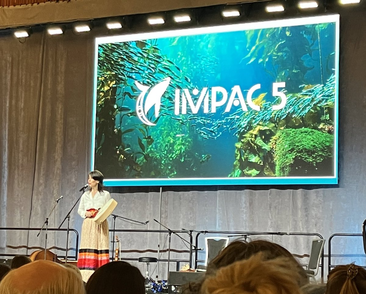 marianne_teoh's tweet photo. “When it comes to the ocean…there is science, there is policy, there is technology - but first of all there is love” - @andreamenard at the @IMPAC5 opening ceremony, reminding us all why we are here. #IMPAC5 #oceanoptimism https://t.co/RLE3Je1YTQ