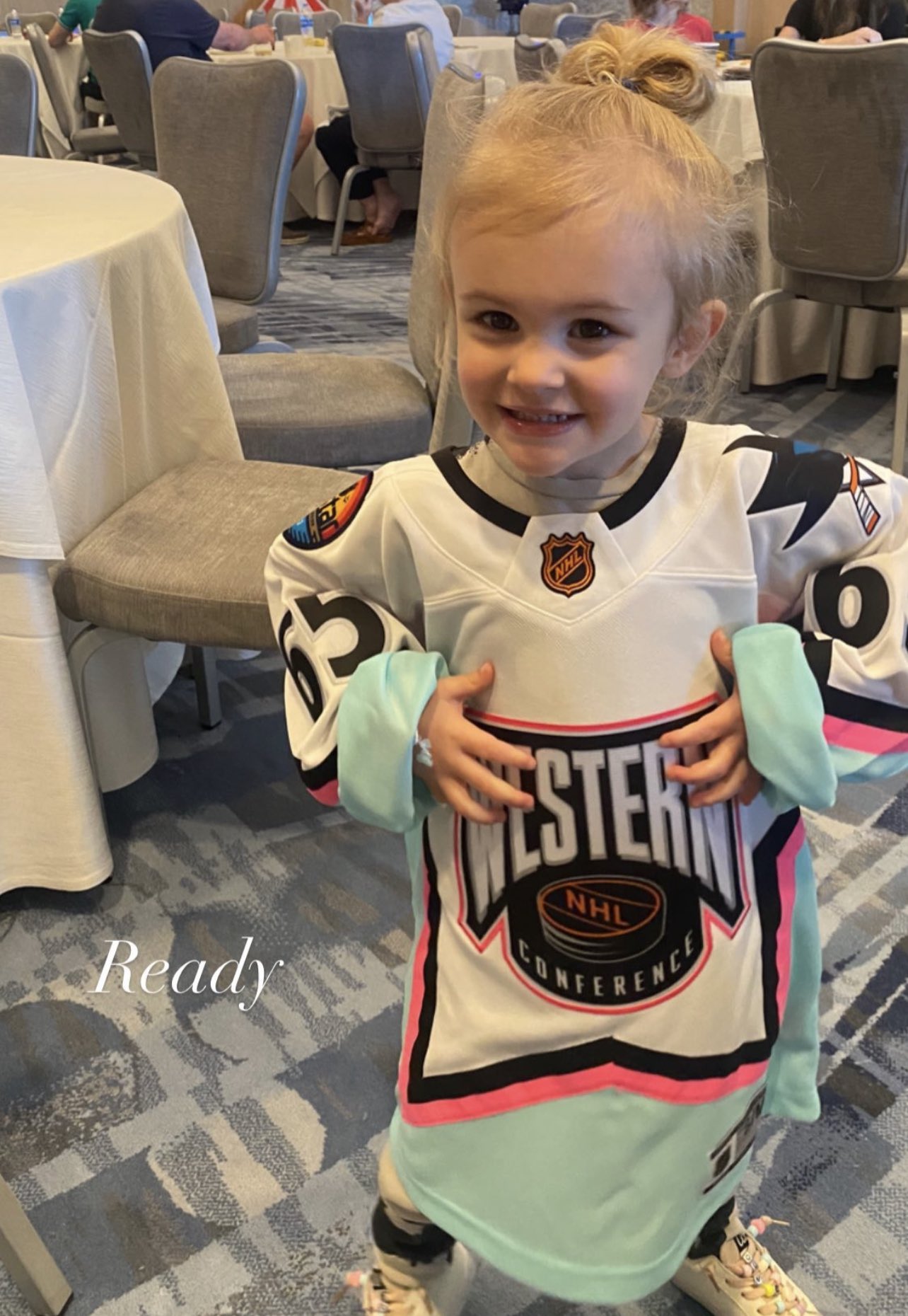 San Jose Sharks on X Harlow Karlsson 2023 All Star She s so ready to go cheer on Dad https t h3LyQSbqUk X