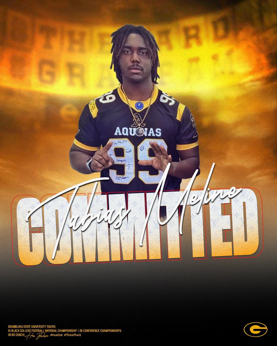 GSUFootball01's tweet photo. Let’s welcome Tabias Meline‼️

Defensive Lineman | St. Thomas Aquinas | Ft. Lauderdale, Fla.🌴
#GMen23🐯 https://t.co/a2LVp5BF2S