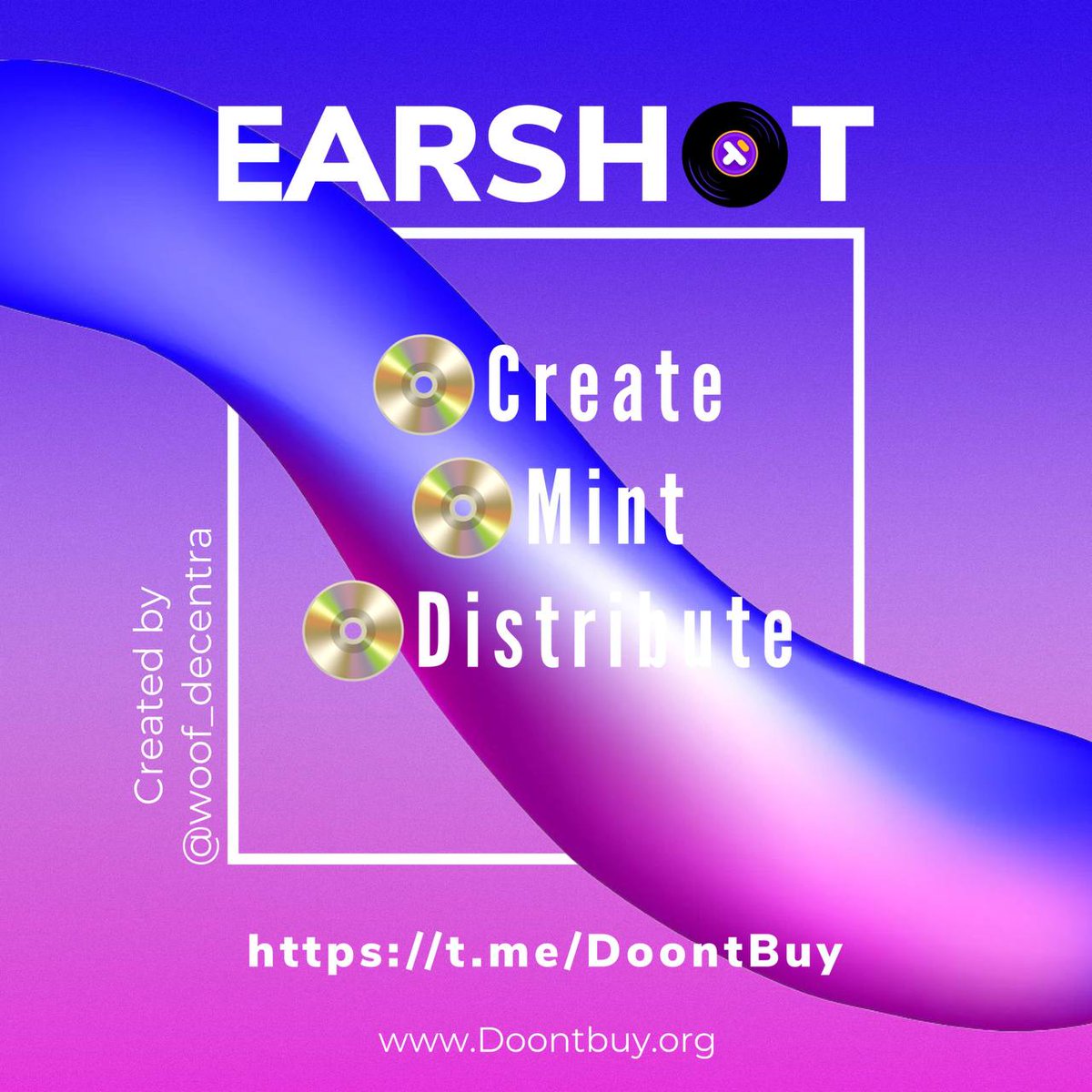 We are getting close to presenting the @EARSHOT_DBUY platform!
#nft #nft_music #AudioNFT #nft_lab #Etherium #BNB #Bitcoin #woof #artists #Songs #BullRun #1000x 
@woof_decentra @Duck_Decentra @DoontBuy @peppas_boots @WoofsMinionsNFT 
earshot-newui.vercel.app