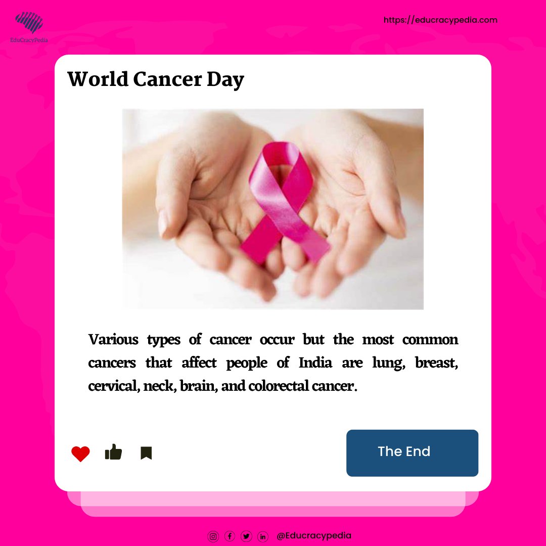 EduCracyPedia's tweet photo. World Cancer Day
https://t.co/ImOHN0BtkN
#cancer
#worldcancerday
#educyacypedia
#learnresearchgrow
#newways
#startup https://t.co/FofXHdbdw7
