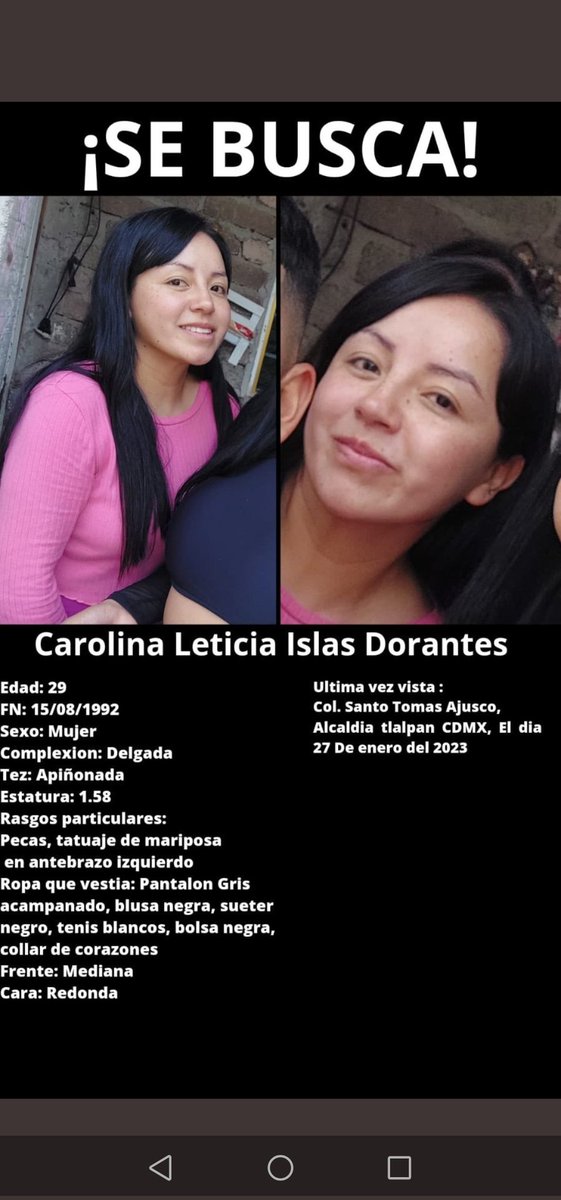 El sur de la CDMX está vuelto un caos, cuántas veces necesitamos parar media ciudad para que nuestras hijas regresen vivas a casa? #CarolinaIslas