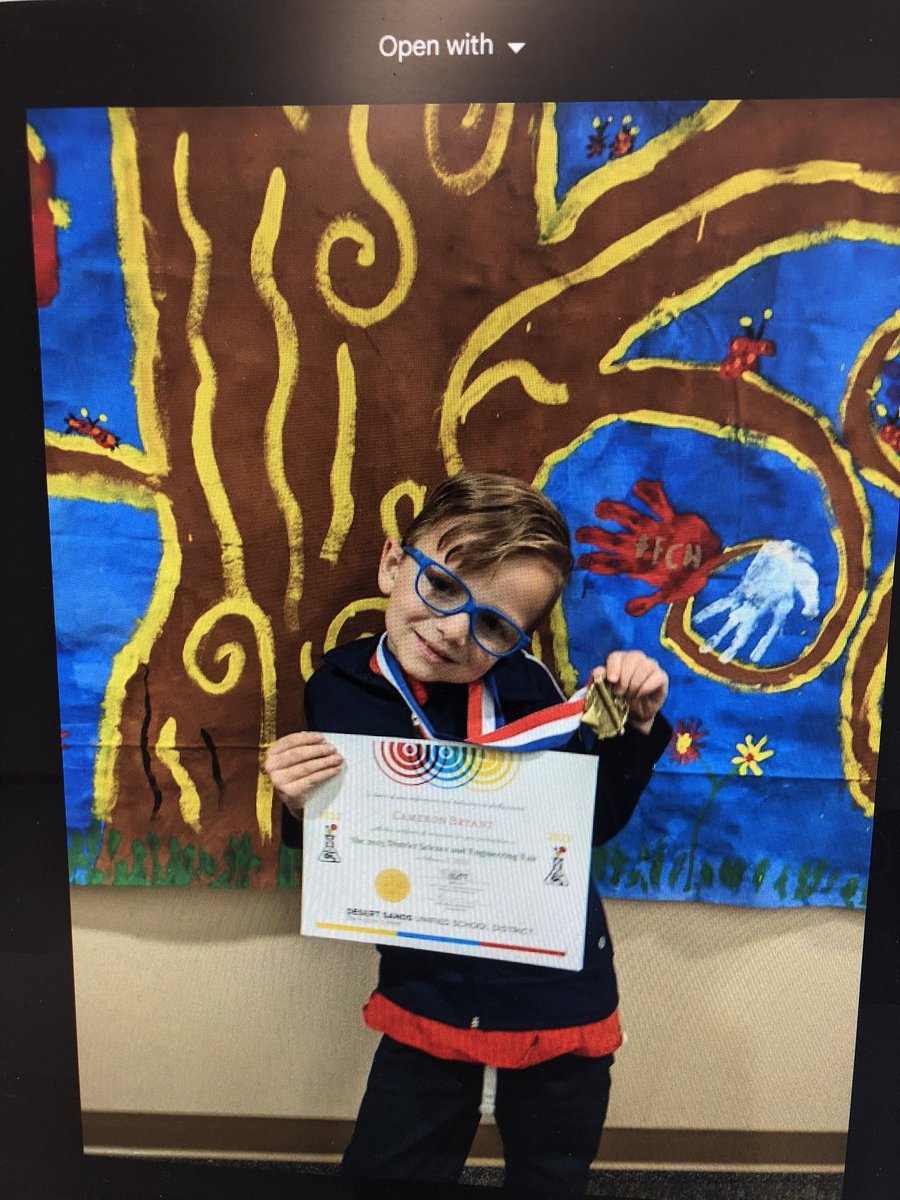 TruTigers's tweet photo. The Bryant Brothers were awesome each winning “FIRST PLACE”at the Desert Sands Science Fair last night! Such a proud moment for Zak and Cameron and of course their amazing Family! Truman Elementary is so proud! #LuvTigers https://t.co/nUeabCX17L