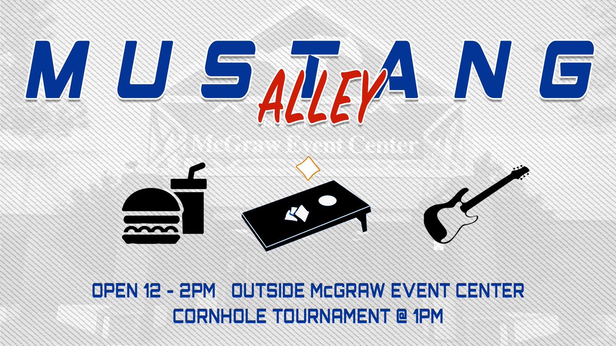 StangGangMCS's tweet photo. #MustangAlley will be live before tomorrow’s games vs Liberty. Cornhole winners will take home a $100 Amazon gift card. Check school email for sign up form. https://t.co/SGkgBgmsuU