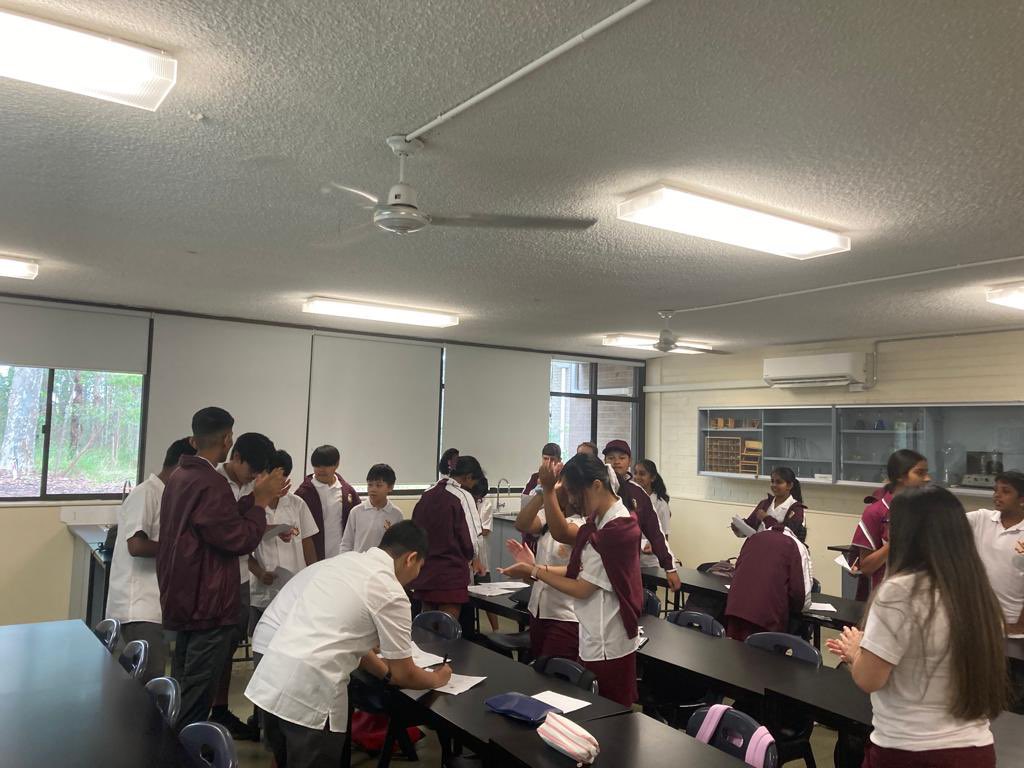 AminaBaghdadi5's tweet photo. It’s been a big week! Snaps from our week long transition into high school program with year 7! Building positive relationships and positive outcomes from the beginning of their high school journey. #MHS #PRPO https://t.co/cDbJ8Hj8GO