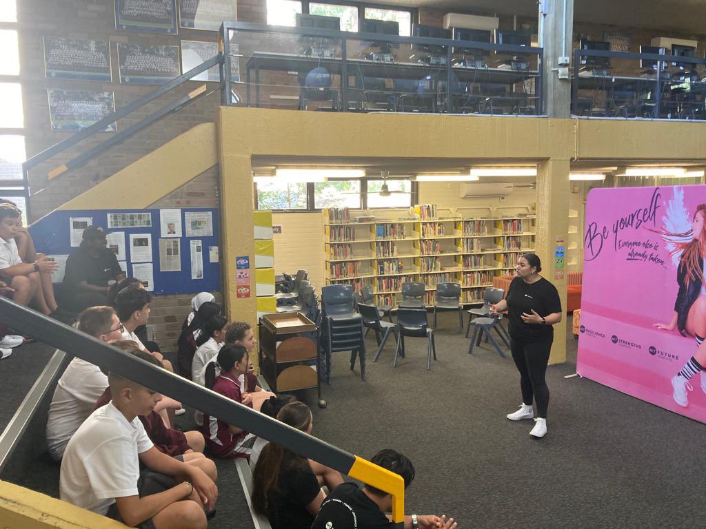 AminaBaghdadi5's tweet photo. It’s been a big week! Snaps from our week long transition into high school program with year 7! Building positive relationships and positive outcomes from the beginning of their high school journey. #MHS #PRPO https://t.co/cDbJ8Hj8GO