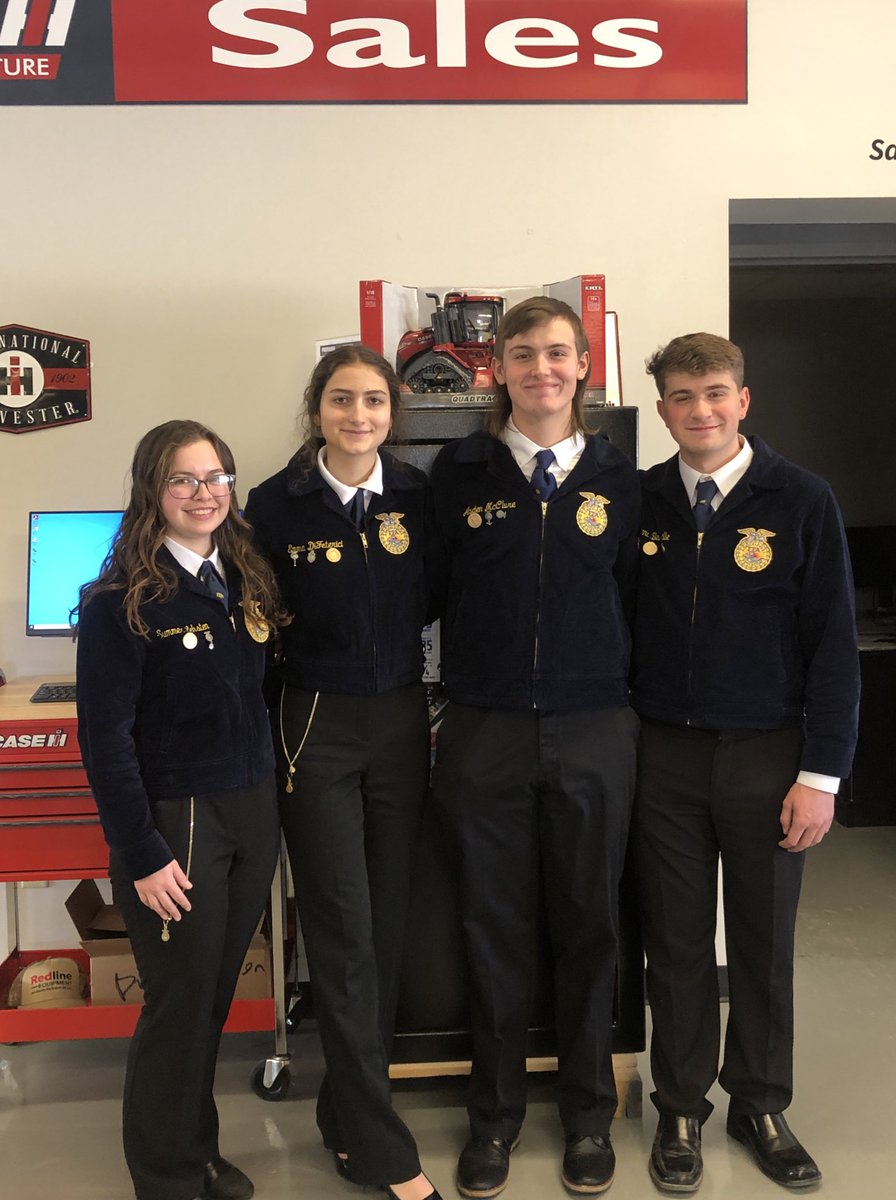 OtsegoFFA's tweet photo. Congrats to our hard working Ag Sales team for winning the district contest! As individuals they placed 1st, 2nd, 3rd &amp; 4th(tie). They advance to the state contest. Thank you to Redline for allowing us to use your facilities today! @pentacareerctr #OtsegoKnights #PentaPride https://t.co/e0EPt74EOk