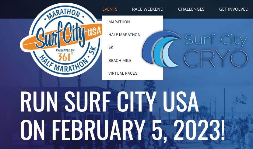 @surfcitycryo can help in both your training and recovery for the 2023 Surf City USA #Marathon #Half Marathon, 5k, #Beach #Mile and Virtual Races on February 5th in #huntingtonbeach 👍 Checkout our single and package options for #cryo #surfcity #cryotheraphy #IRSauna #compression