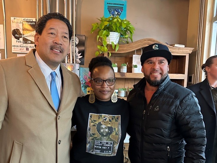 Now I'm at <a href="/thestationcafe/">The Station Coffee Shop</a> to meet owners Luis and Leona Rodriguez and sit down with other community, faith, and business leaders. Our #OneSeattle approach includes listening and partnering with community members to address challenges and create new opportunities.