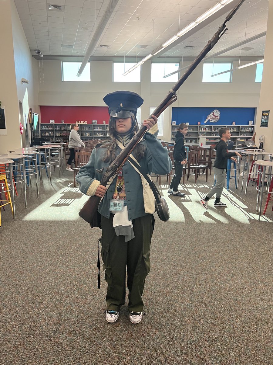 A big THANK YOU to ⁦<a href="/UlrichKISD/">Ulrich Intermediate</a>⁩ for inviting me out to today to talk about the US-Mexican War. Had a great time! ⁦<a href="/KleinISD/">Klein ISD</a>⁩ ⁦<a href="/KleinSocStudies/">Klein Social Studies</a>⁩ ⁦<a href="/Kleinhistorical/">WunderlichFarm</a>⁩ #livinghistory