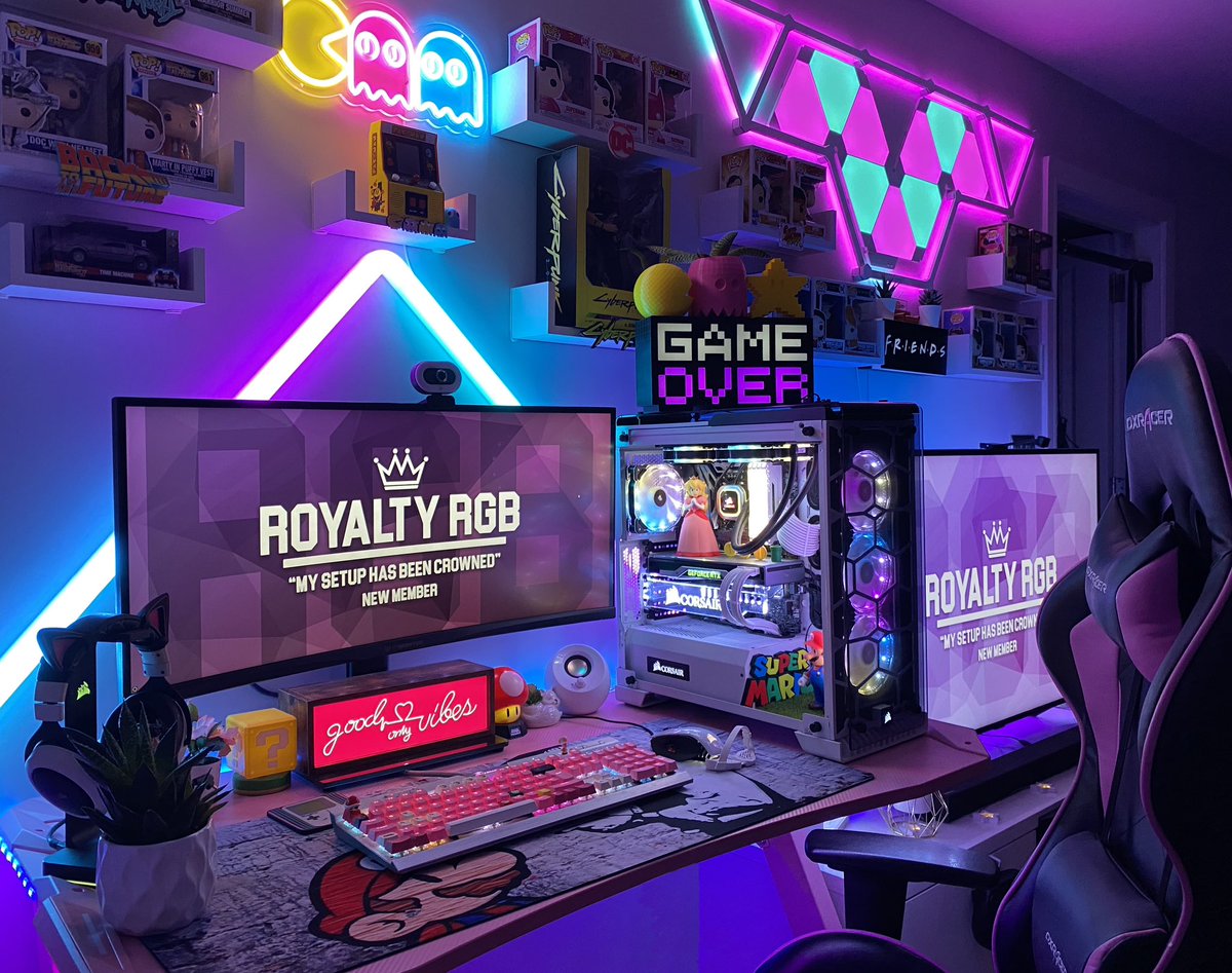 lanagamingtv's tweet photo. Yesterday I found out my setup has been crowned &amp; I am now an official member of @Royaltyrgb. Thank you for believing my setup has what it takes to be part of the community 🙏

Excited to be part of an amazing group of people with setups to die for, you guys are my inspiration 💖 https://t.co/YwR1JIW3lO