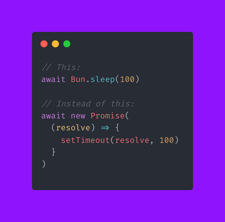 Jarred Sumner tweet media