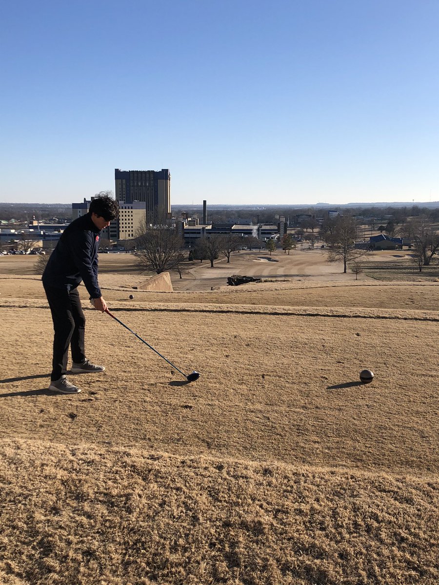 rsugolf's tweet photo. Great place to #thaw out! Cherokee Hills @TulsaHardRock #HillcatNation #NoLimits https://t.co/34UVOkvk5A