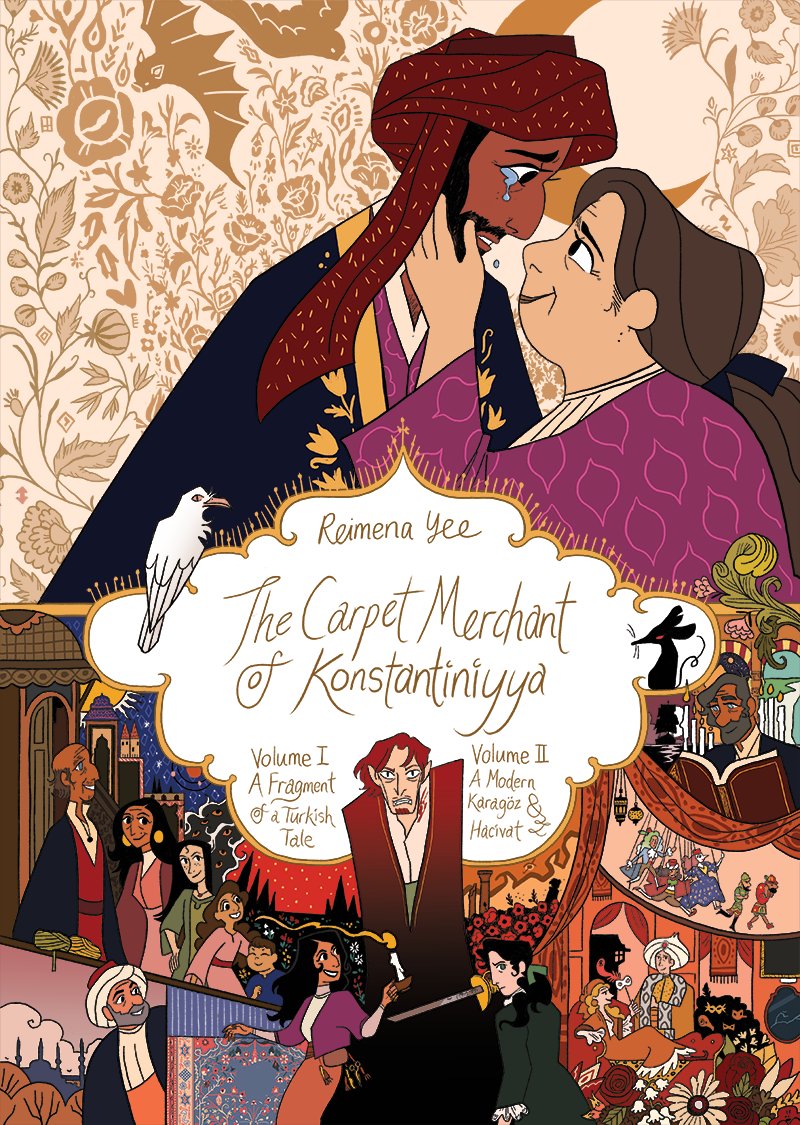 reimenayee's tweet photo. ✨The Carpet Merchant of Konstantiniyya✨
Historical romantic graphic novel about an Otto. Turkish carpet merchant's life &amp; love, fatal encounter w/ a vampiric djinn, struggle to reconcile his transformation w/ his faith &amp; his interaction w/ the emerging phenomenon of Orientalism https://t.co/VauXcqSFbU