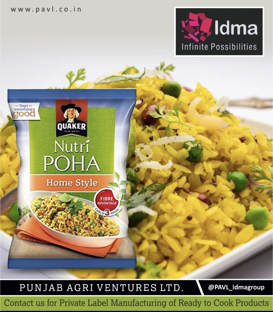 PAVL_IdmaGroup's tweet photo. Punjab Agri Ventures Ltd   provides every possible Contract Manufacturing &amp; Private Label format in the #Food domain. 

 #foodbusiness  
#retail #opportunities #contractmanufacturing #privatelabel #privatelabelmiddleeast #privatelabeling #fmcg #Punjabagriventures #exportimport https://t.co/Iy8rl63ros
