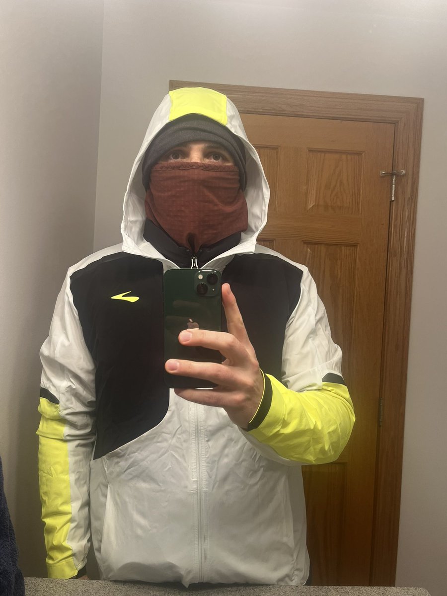 Headed out for a jog.