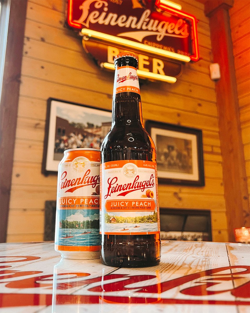 Did you hear? <a href="/Leinenkugels/">Jacob Leinenkugel Brewing Co.</a> Juicy Peach is now available year-round 😍🍑