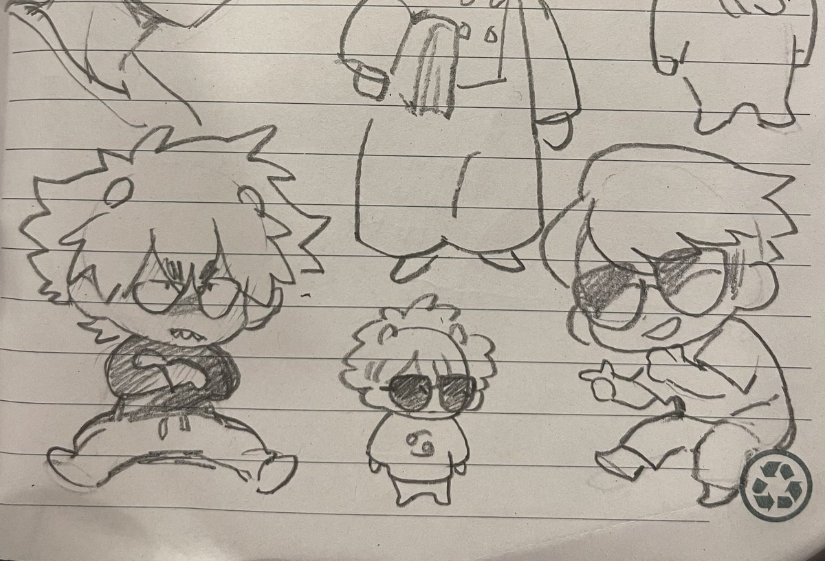 found these doodles from some time last year 